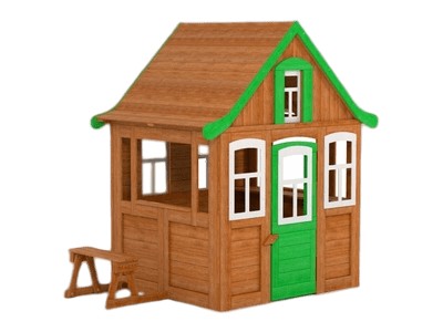 Деревянный домик Лучик Зеленый