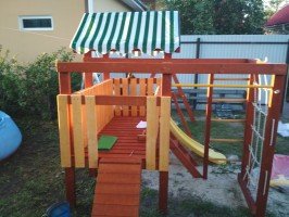 Детская площадка Савушка Baby Play-11 игровая башня с балконом